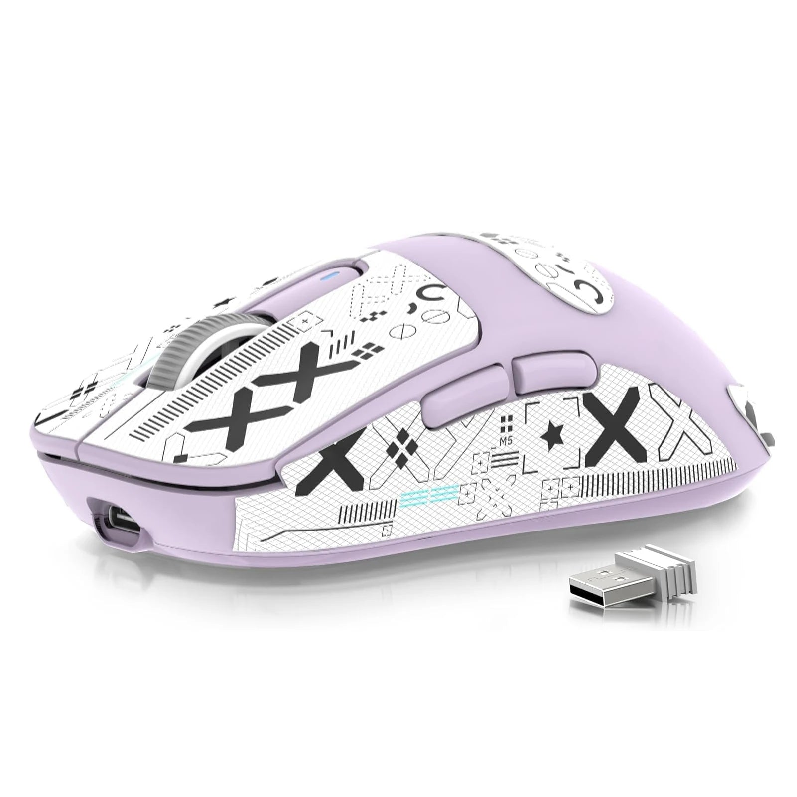 ATTACK SHARK X3 Lightweight Wireless Gaming Mouse 49g Tri-Mode,PAW3395 26K DPI Sensor 200h Battery Life,5 Programmable