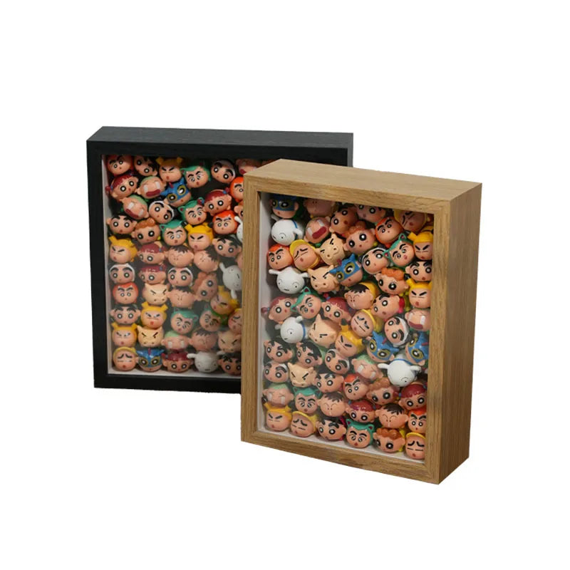 3D Toy Storage DIY Frame Blind Box Doll Small Doll Decorations Creative Picture Frame Office Decoration Custom Photo