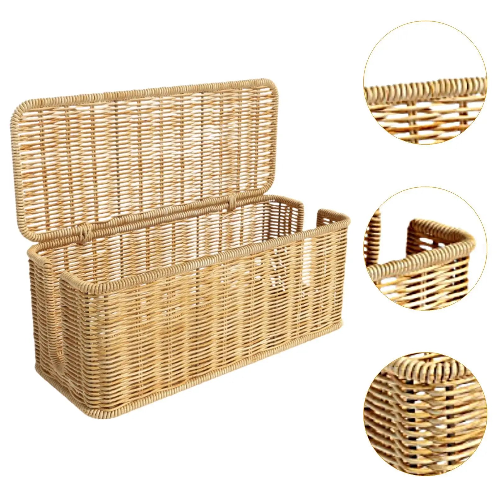 Cable Management Box Cable Organizer 2 Open Slots Dustproof Breathable Box