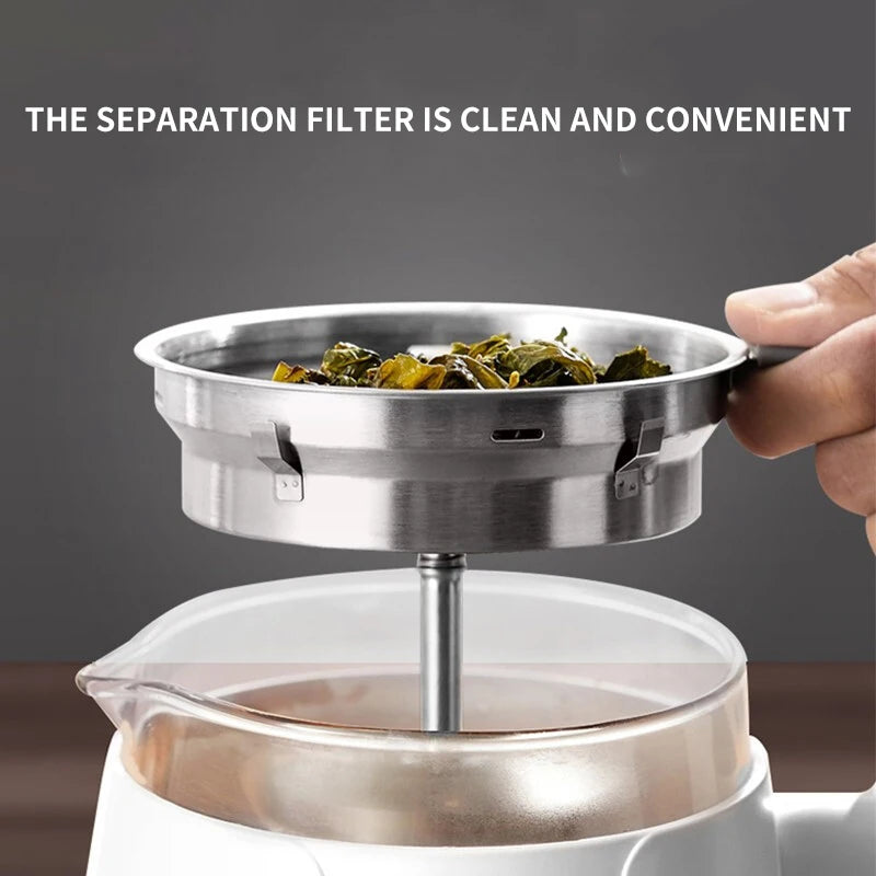 Tea maker black tea brewing health preservation glass fully automatic steam electric tea pot boiling water electric