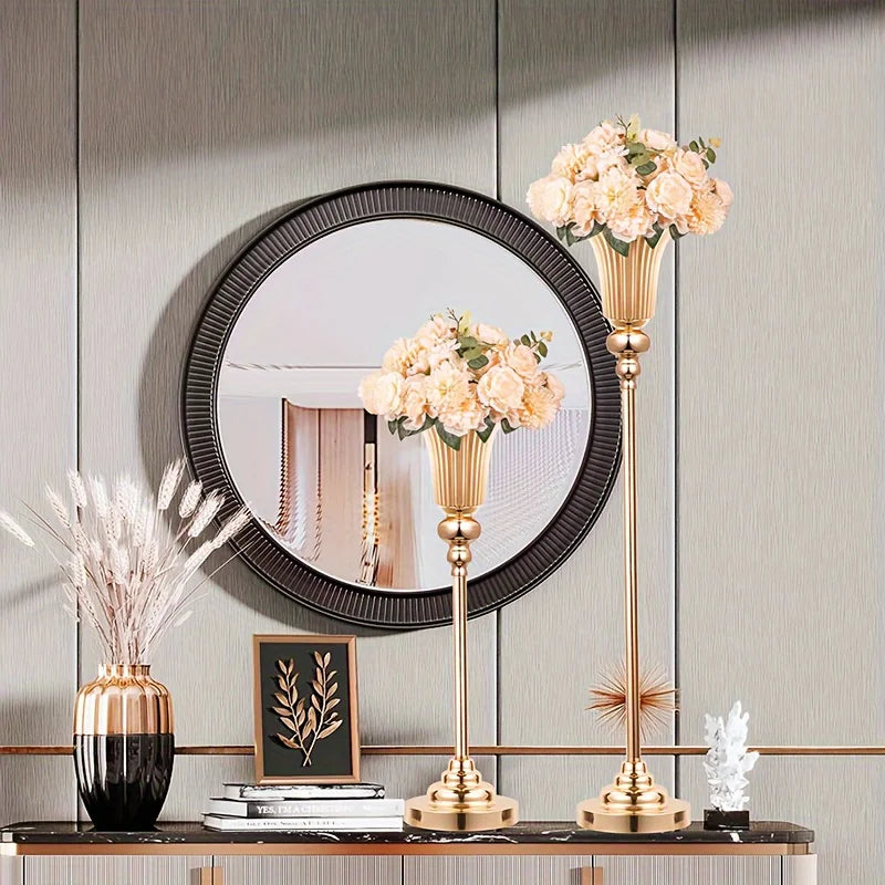 Wedding Centerpiece Vase Floor Vase - 32.5 Inch Multi-Purpose Metal Vase for Party Events Christmas and Halloween