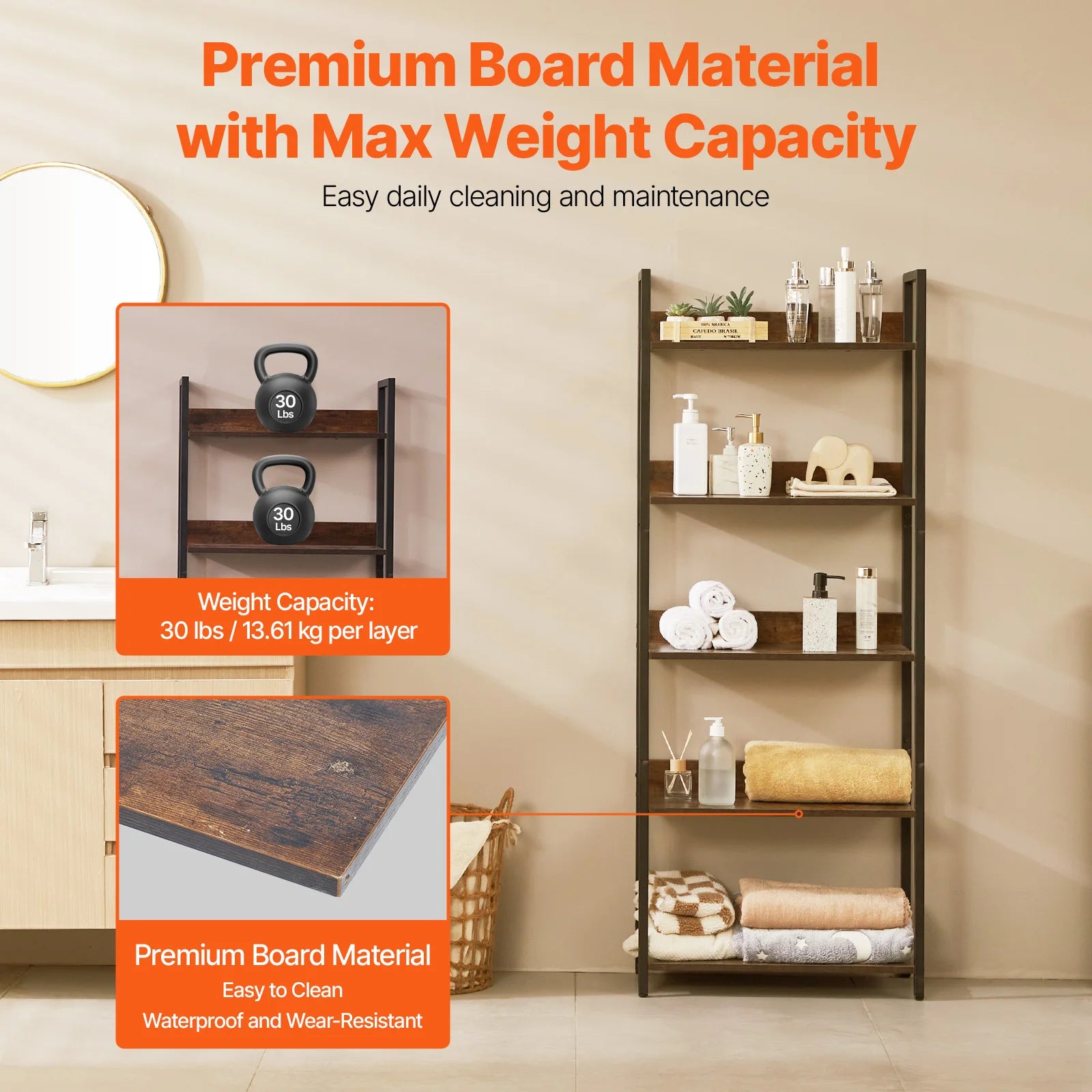 SucceBuy Metal Bookshelf 3-14-Tier Tall Industrial Bookshelf Vintage Display Storage Bookcase with Open Shelves