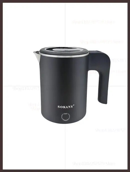 500ML Travel Electric Kettle Stainless Steel Portable Water Boiler for Tea Coffee Hotel Family Camping Kitchen Smart