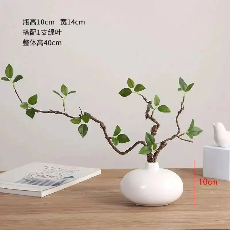 Simulation fake tree bonsai home living room Chinese sand table hotel porch landscaping decoration green plant