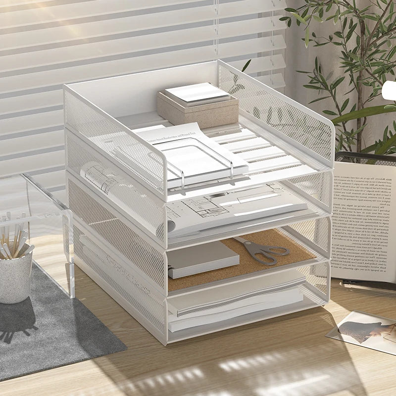 desktop-metal-file-tray-thickened-metal-tray-desktop-file-rack-metal-file-frame-office-storage-rack-paper-storage-for-documents