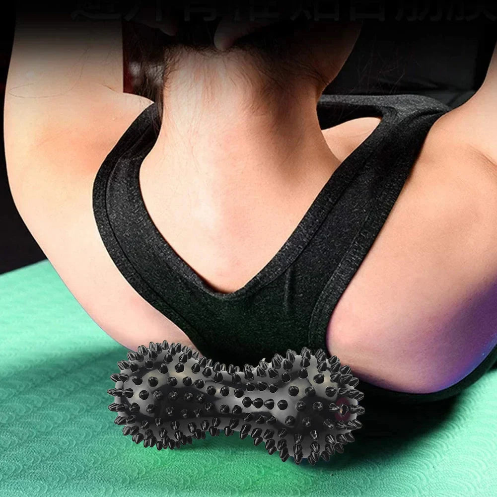 Peanut Massage Spiky Ball Spiky Massage Ball Peanut Massage Roller Trigger Point Hedgehog Ball for Hand/Foot Massage