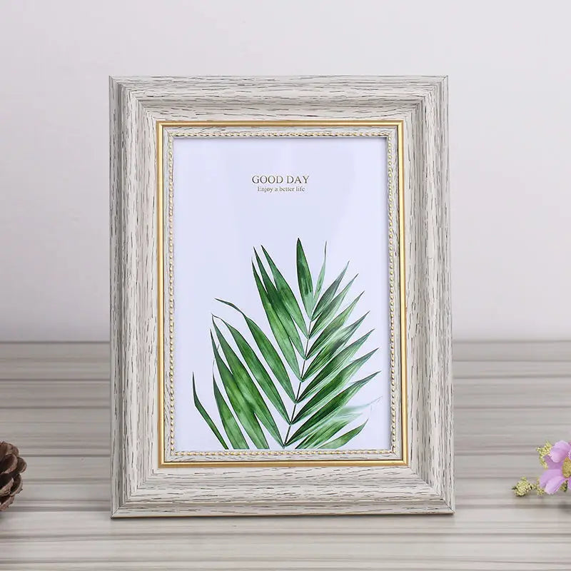 Court Retro Style Photo Frame Home Decoration Picture Frame Three-Dimensional Photo Frame New Office Desktop Ornament