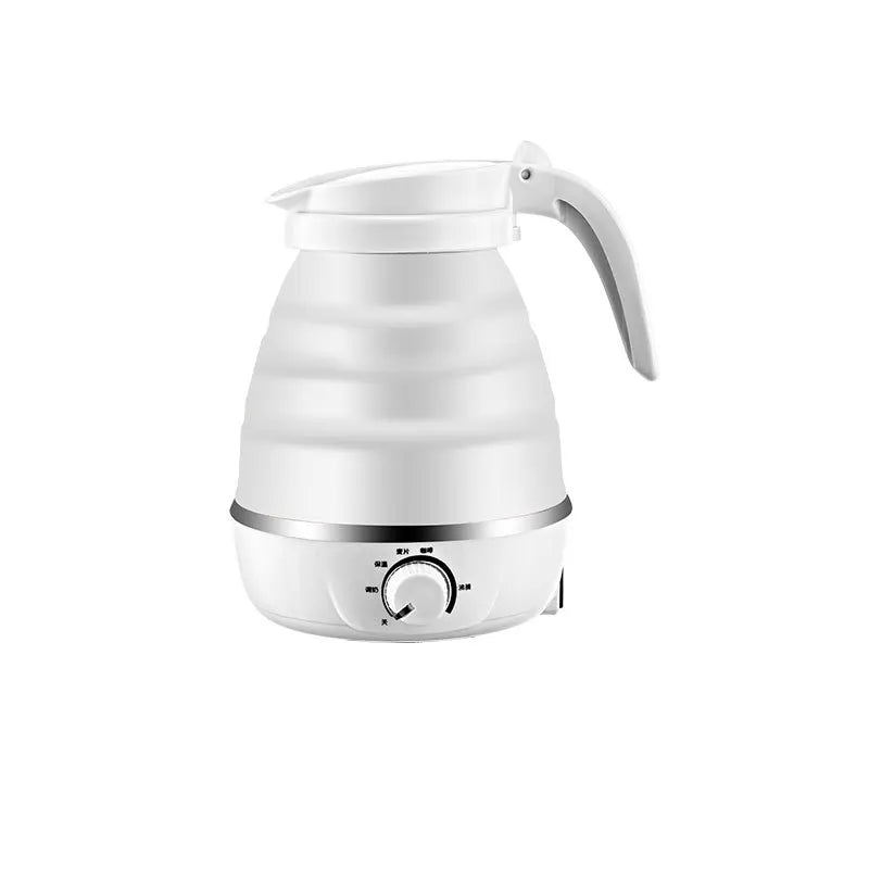 Mini Portable Fold Electric Kettle Thermostat Keep Warm Home Travel Business Automatic Power Off Silicone Stainless