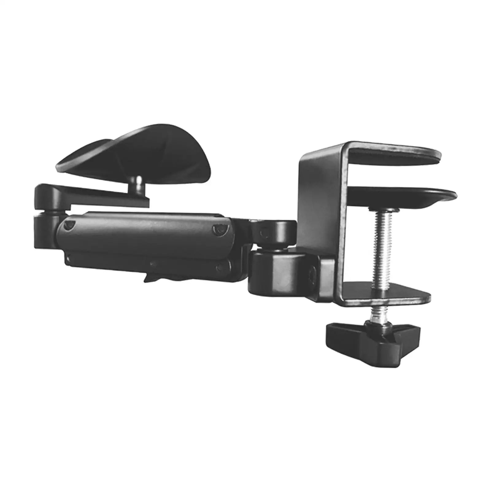 Arm Rest Support New Metal Ergonomic Armrest Organizer for Desk Clamp Rotatable Wrist Cushion for Gaming Computer