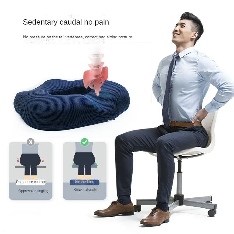 1PCS Office Chair Cushion Pillow Hemorrhoid Seat Cushion Tailbone Coccyx Orthopedic Medical Seat Prostate Chair