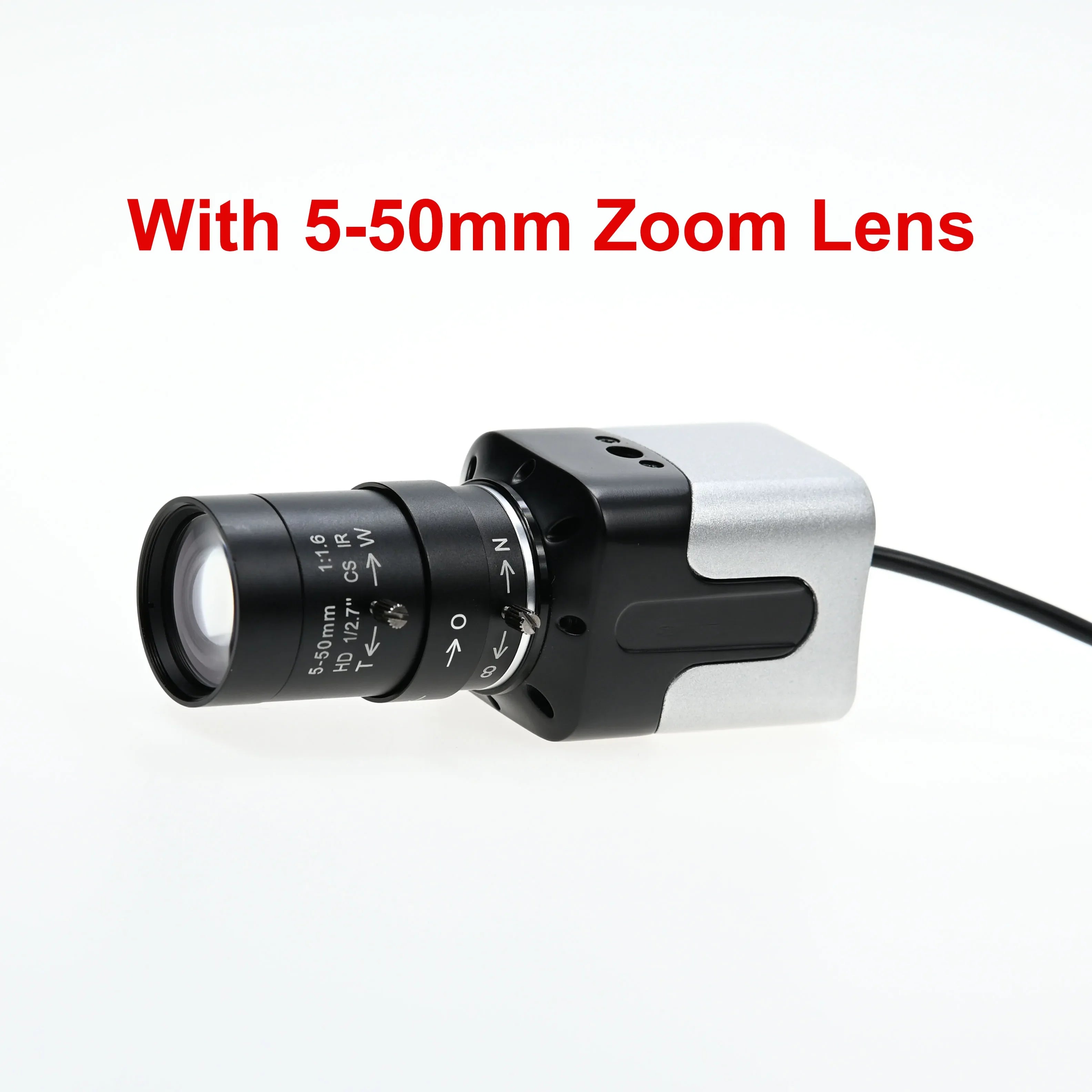 120FPS Global Shutter USB Camera 720P OV9281,Monochrome,1MP Webcam 1280x720,With 5-50mm Varifocal CS Lens,Capture High