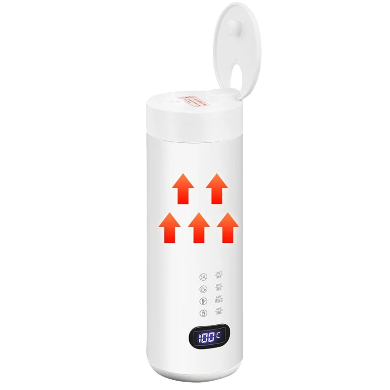 400ML electric water cup intelligent boiling cup electric cup multifunctional health cup portable boiling electric