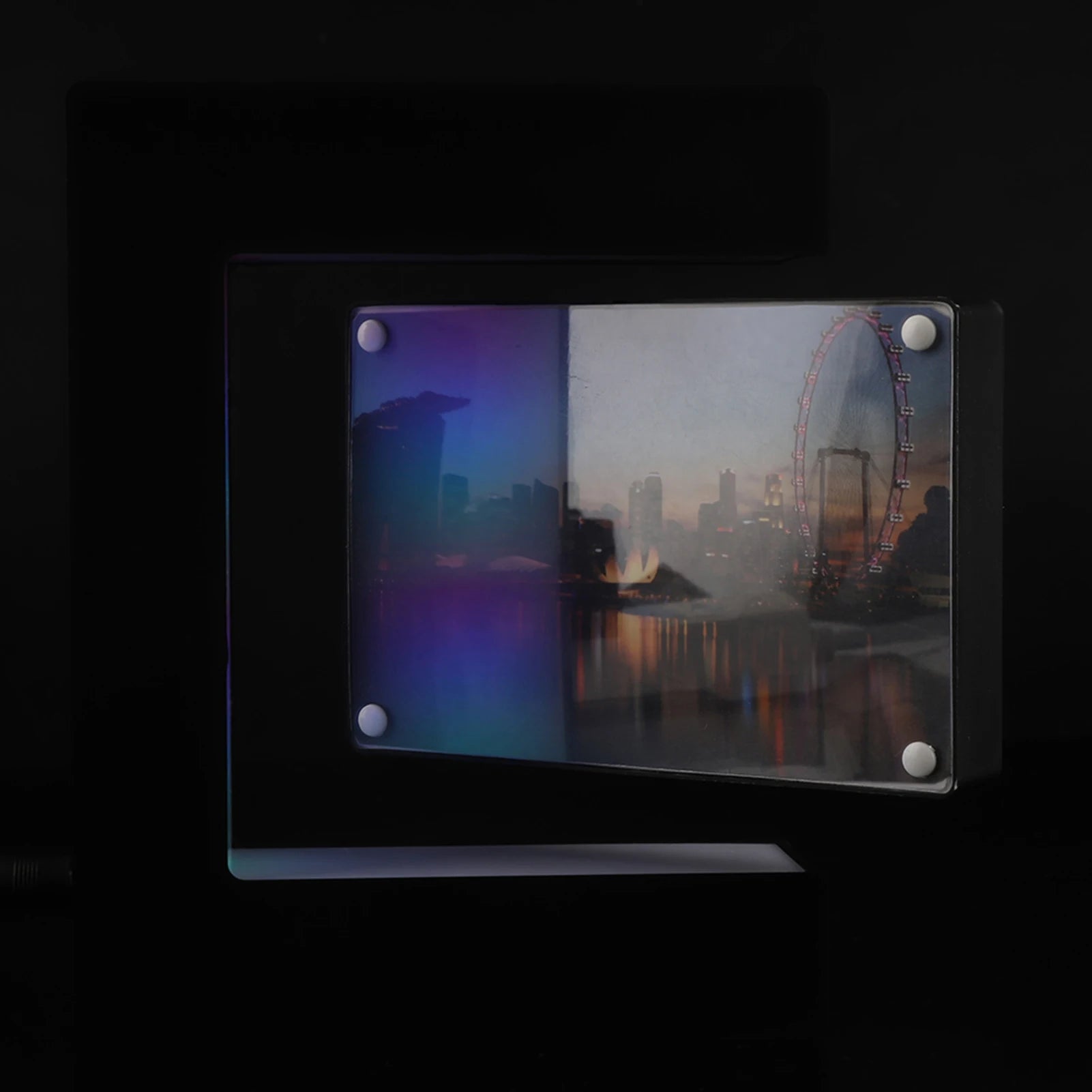 LED Magnetic Levitation Photo Frame Home Office Wedding Decoration LED Red Heart Photo Frame Magnetic Levitation Photo