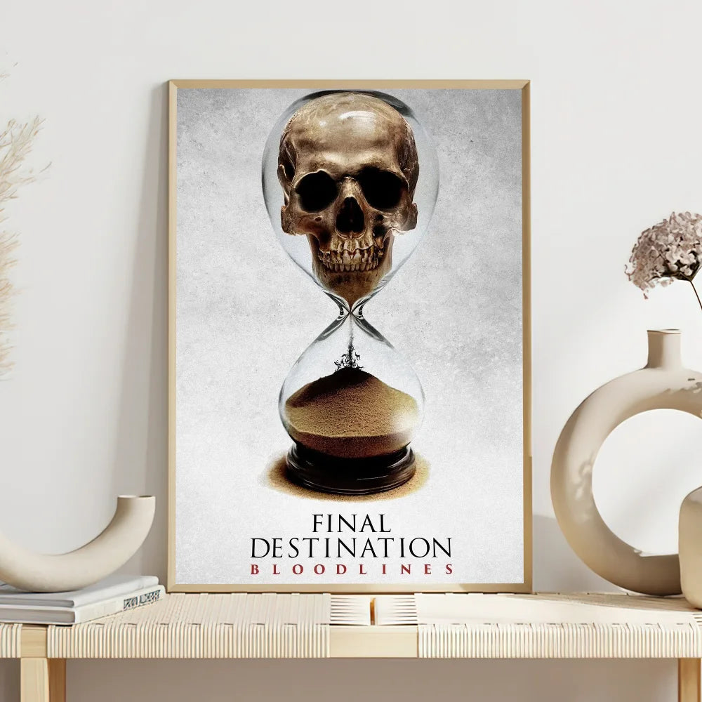 Movie Final Destination Bloodlines Poster Self Adhesive Painting Living Room Office Decoration Bedroom Home Wall