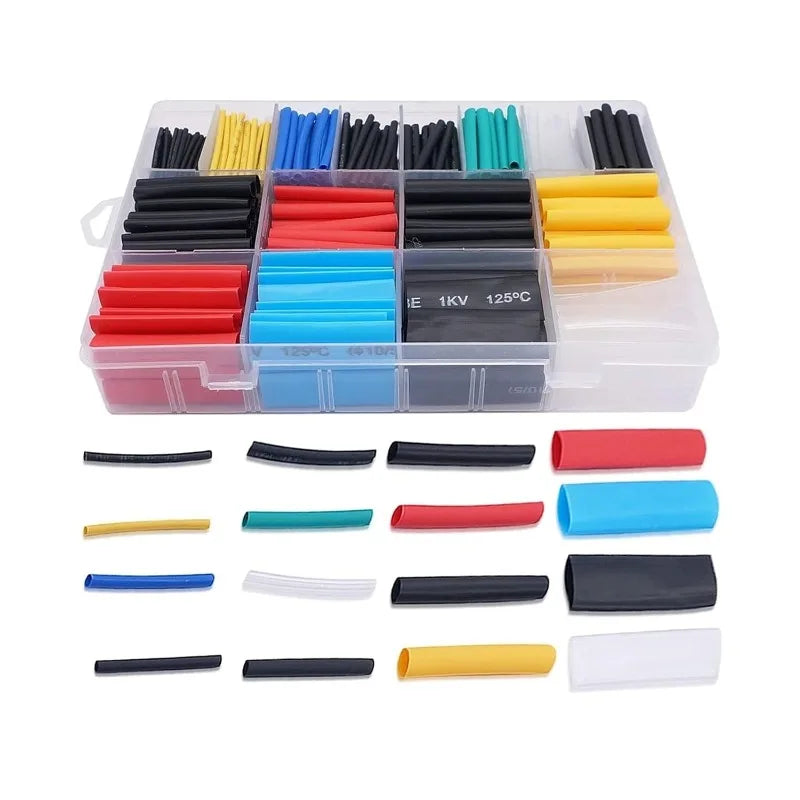PE Heat Shrink Tubing Set Waterproof Insulation Electrical Cable Protection Sleeve Thermoresistant Tube Shrink Wire