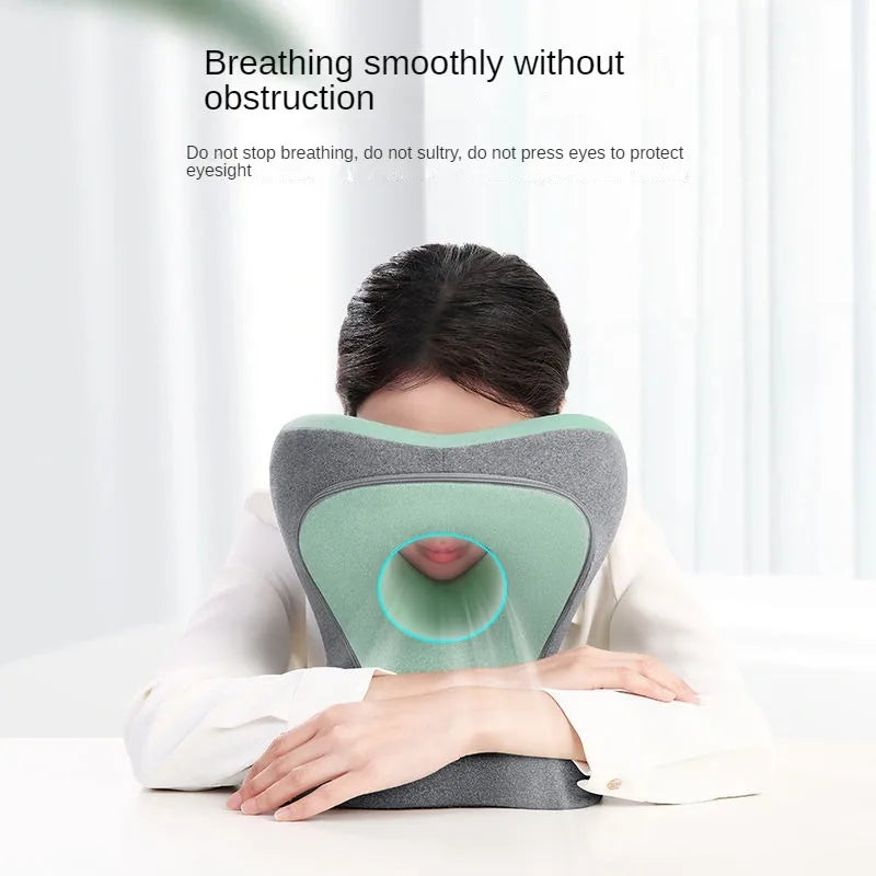 Memory Foam Nap Pillow For Travel Headrest Neck Support Cushions Office Rest Lunch Break Pillow Orthopedic Student Desk