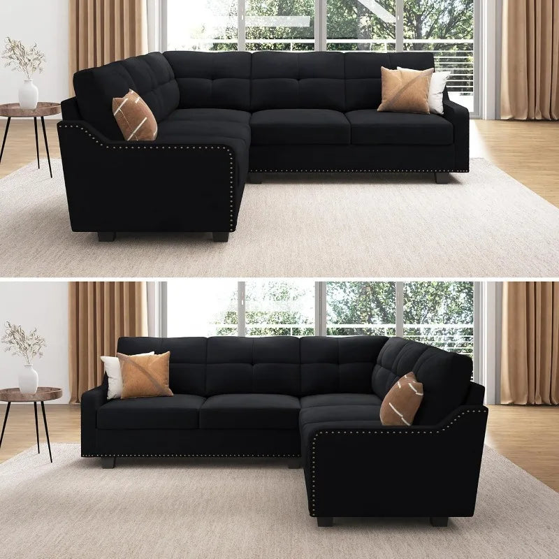 convertible-l-shaped-sectional-sofa-reversible-velvet-couch-for-small-apartment-living-room-black