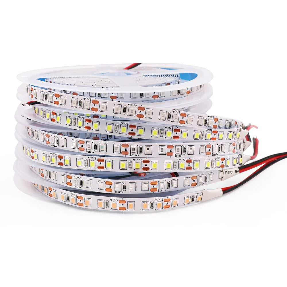 5m Led Strip Light 2835 120LED/m Not Waterproof 12V Flexible Tape Home Decoration Lamp Pink Warm White Green