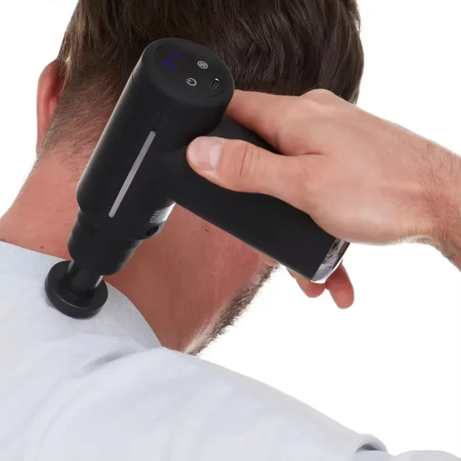 Cordless Hot and Cold Percussion Deep Tissue Massager Gun 6 Intensity Levels - United States / Variant