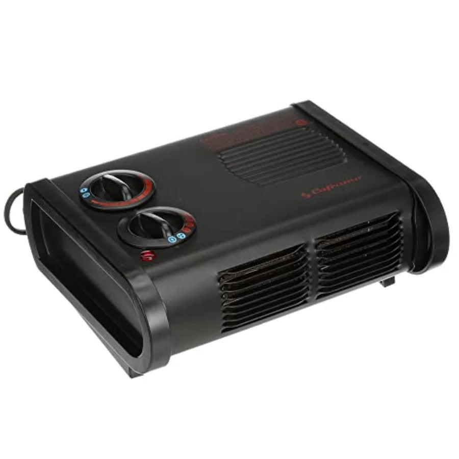 True North Heater Low Profile Quiet Powerful Heater for Work and Home Black 11.25 x 8 x 5 9206CABBX Ideal for Indoor