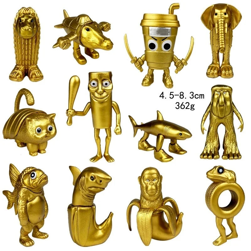 Italian Brainrot AI Animals Tung Tung Tung Sahur Figure Tralalelo Tralala Figurine Doll Toy Desk Decoration Model