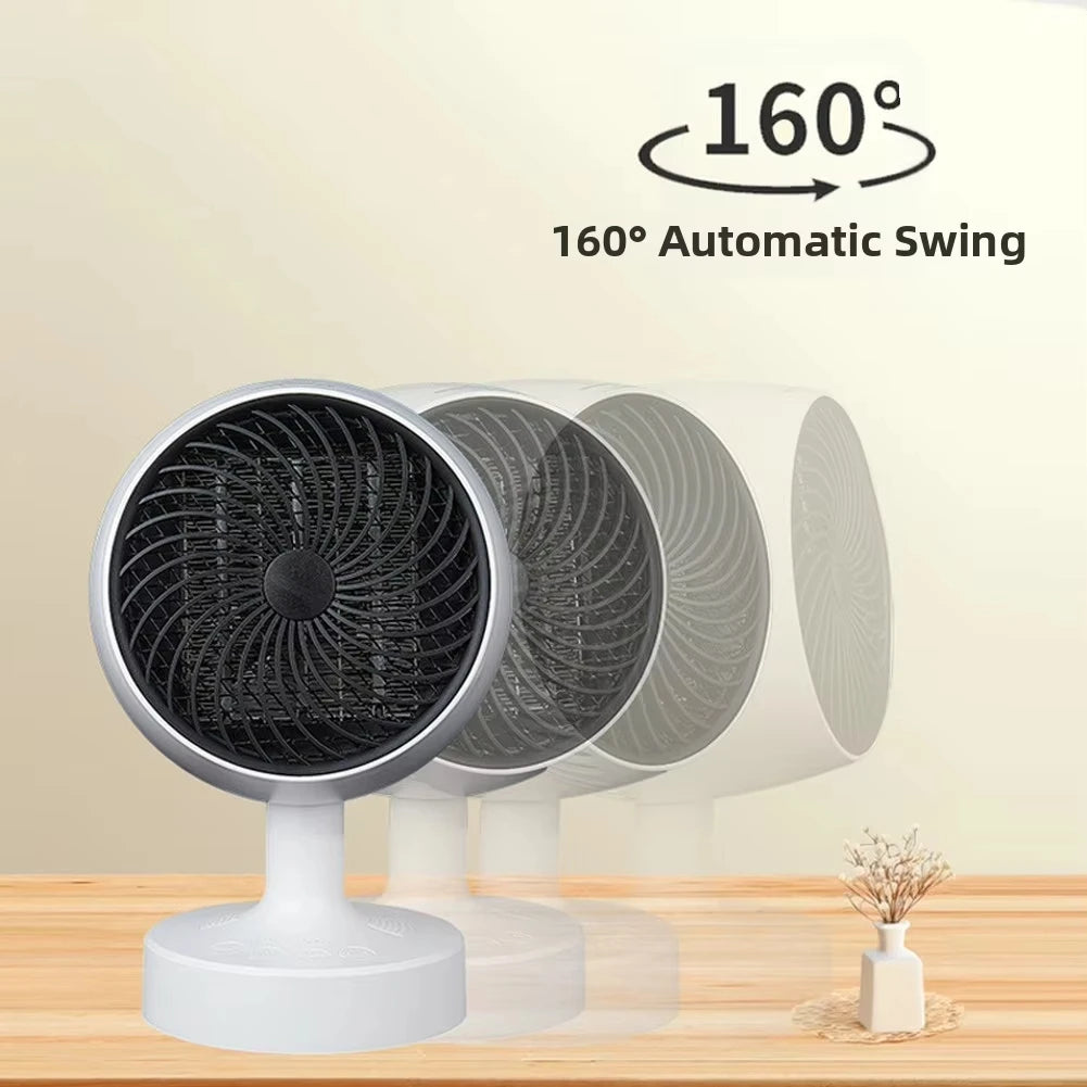 Portable Mini Heaters PTC-Ceramic Household Desktop Space Heater Mute Faster Heating Warm Air Heaters 900W Home Office