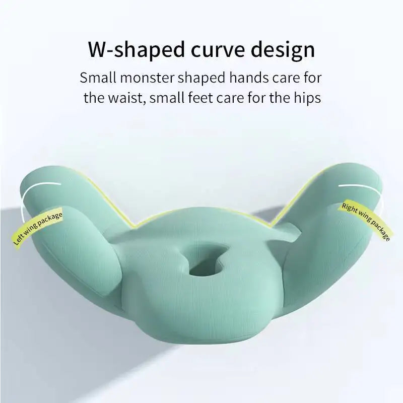 Memory Foam Office Lumbar Support Back Rest Cushion Pillow For Car Chair Relieve Back Pain Car Seat Waist Cushion Soft