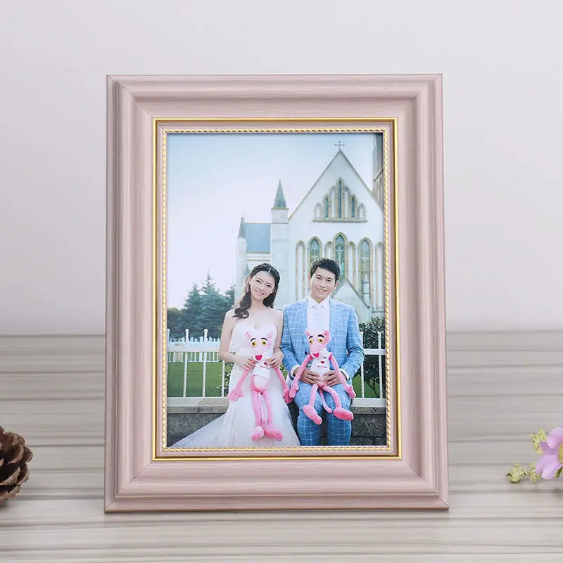 Court Retro Style Photo Frame Home Decoration Picture Frame Three-Dimensional Photo Frame New Office Desktop Ornament