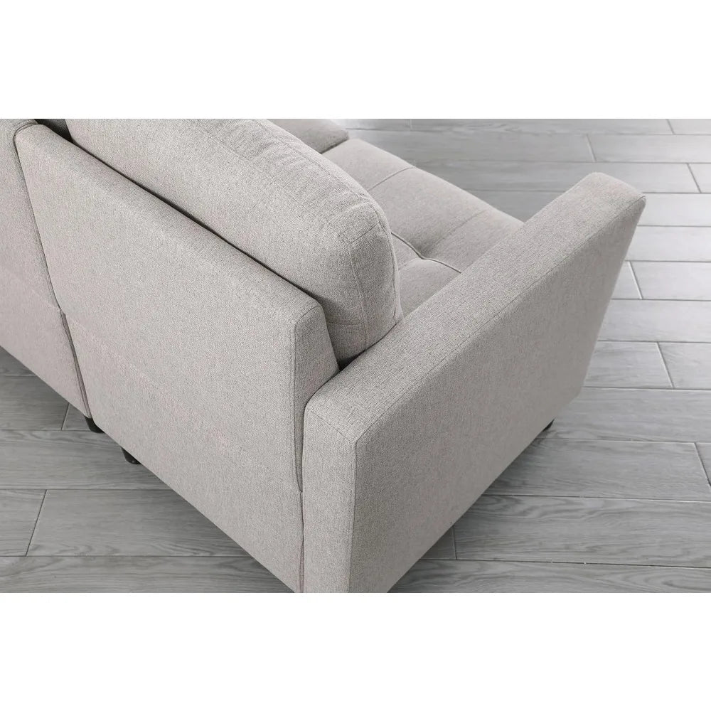 Loveseat Sofa 52’’ Small Loveseat Couch for Small Spaces 2 Seater Modular Sectional Couches for Living Room Bedroom