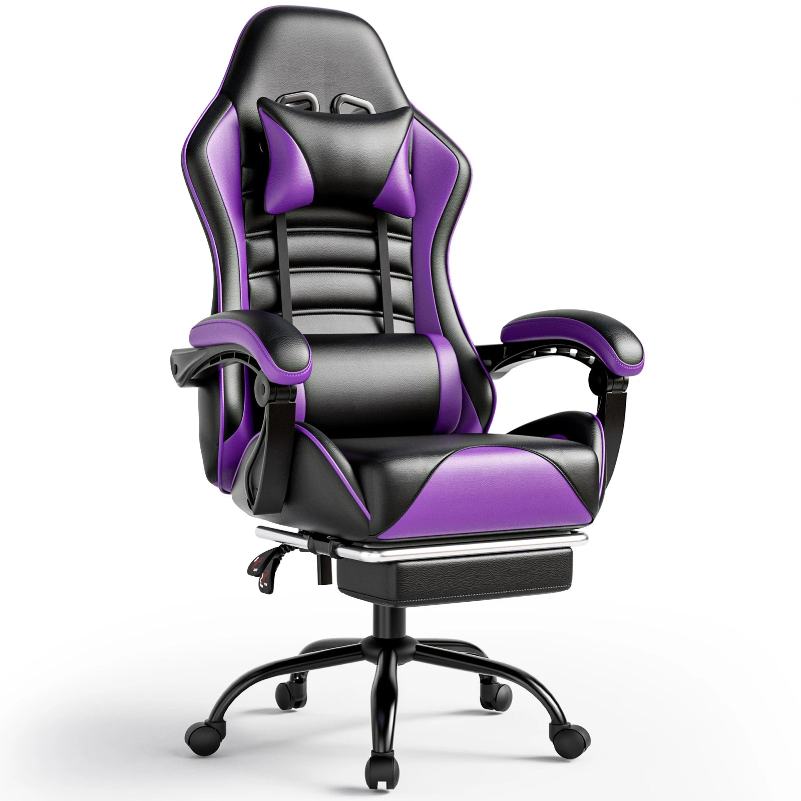 Ergonomic Gaming Chair with Footrest Racing Style Video Game Chair for Adults Reclining Gamer Chair Office Chair