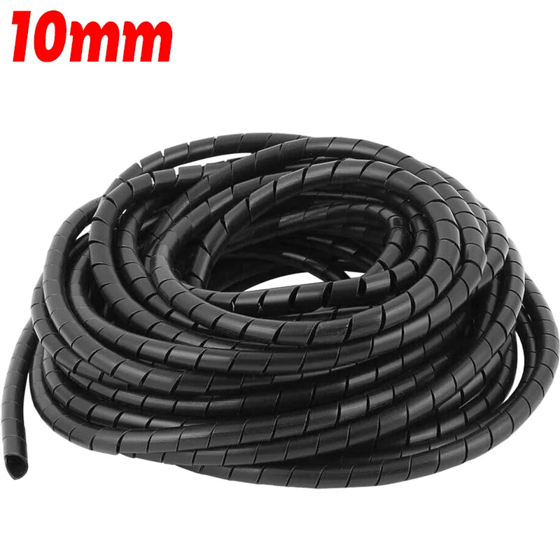Spiral Cable Wire Wrap Computer Cord Management Winding Tube Flexible Cable Protection Sleeves Office Wire Organizer