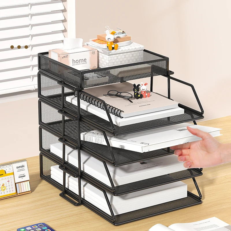 5-tier-desk-organizer-stackable-tray-office-desk-organizer-file-and-desktop-holder-for-paper-letter-accessories-black