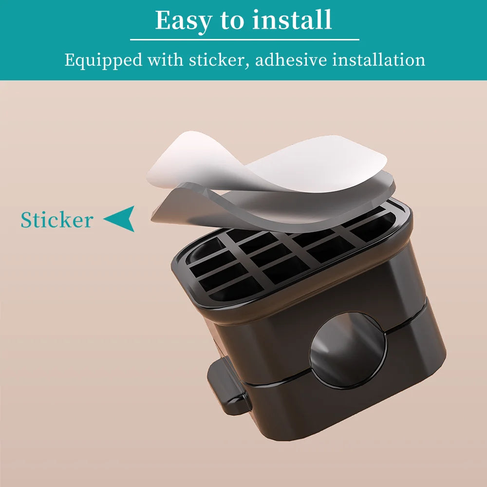 Magnetic Cable Clip Cord Holder Multi-Color Smooth Adjustable Adhesive Wire Keeper Organizer Under Desk Cable