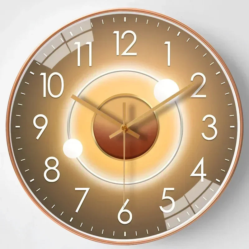 Originality Wall Clock Silent Non-Ticking Battery Operated Wall-mounted Clock Living Room Bedroom Kitchen Office