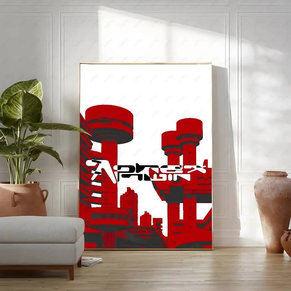 DJ A-Aphex T-Twin Cool Album Poster Multi-Purpose Wall Art for Living Room Bedroom Office Hallway Bar Home Decor Gift