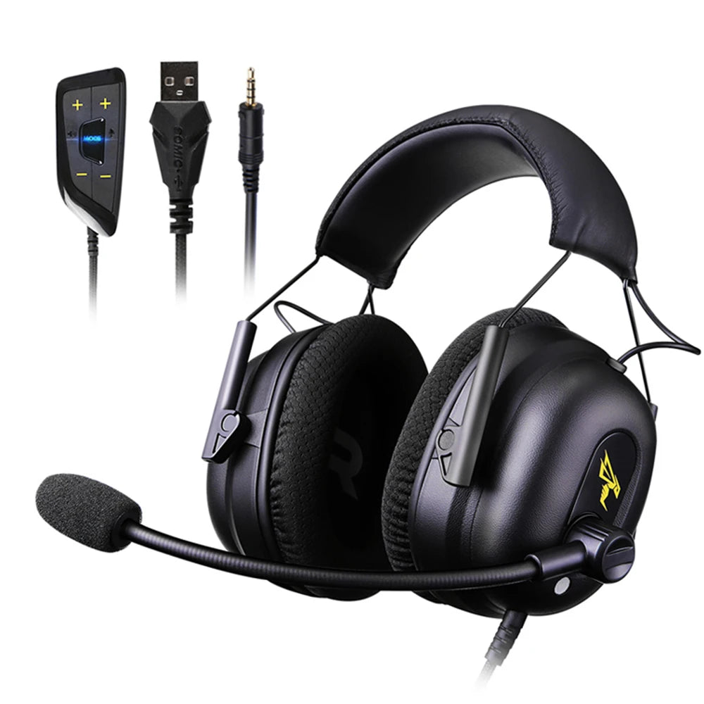 Somic/Mpow G936N 7.1 Surround Sound Gaming Headset for PS5/PS4/PC Computer Gamer Noise Cancelling Mic USB/3.5mm Wired