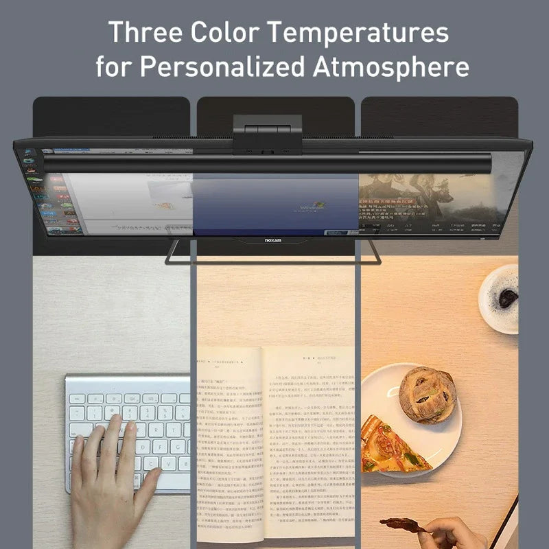 Baseus LED Desk Lamp Screen Light PC Computer Laptop Hanging LED Bar Light Table Lamp LCD Monitor Lamp Study Reading