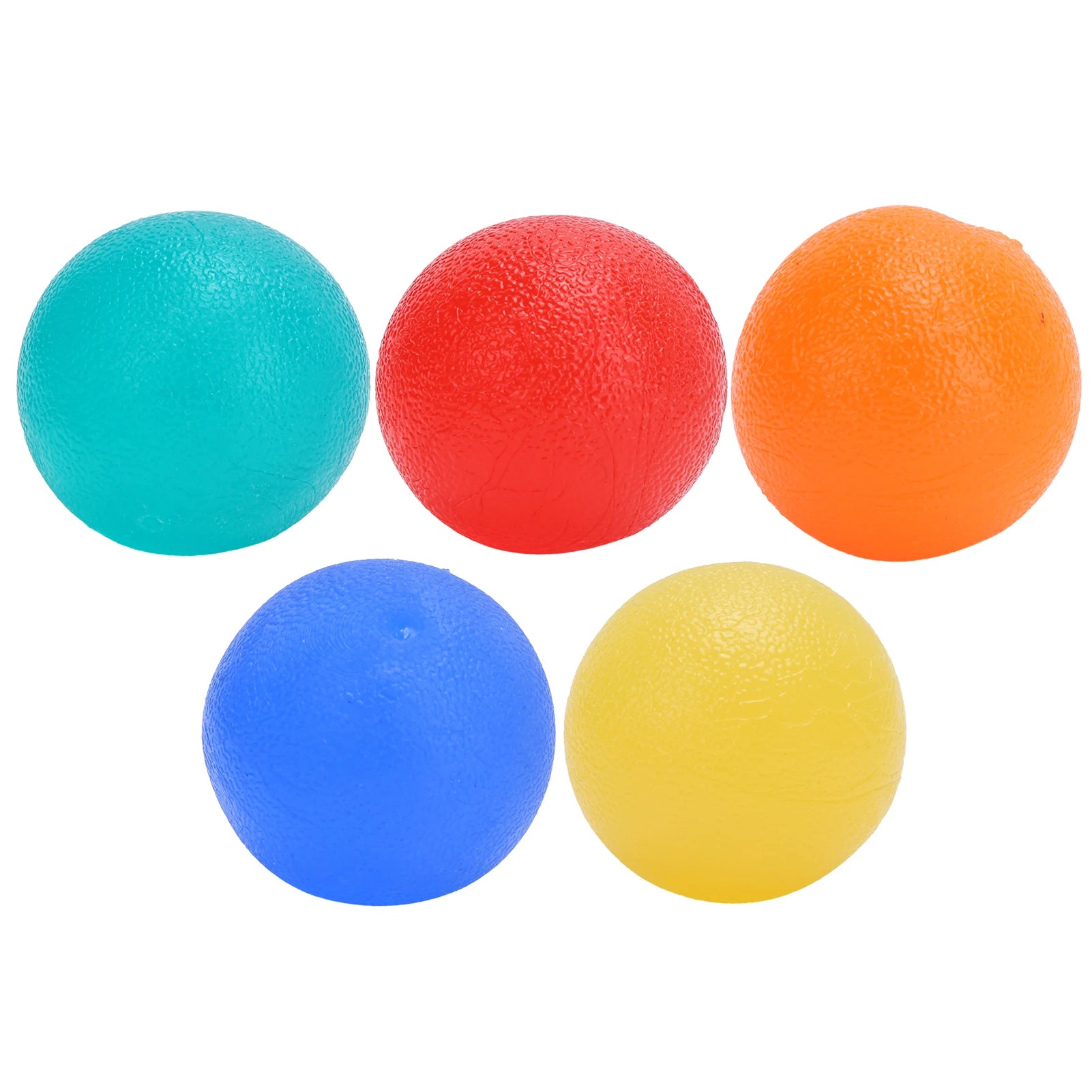 Round Hand Exercise Balls Comfortable Massage Finger Fitness Training Ball 5pcs Finger Hand Exercise Ball Squeeze