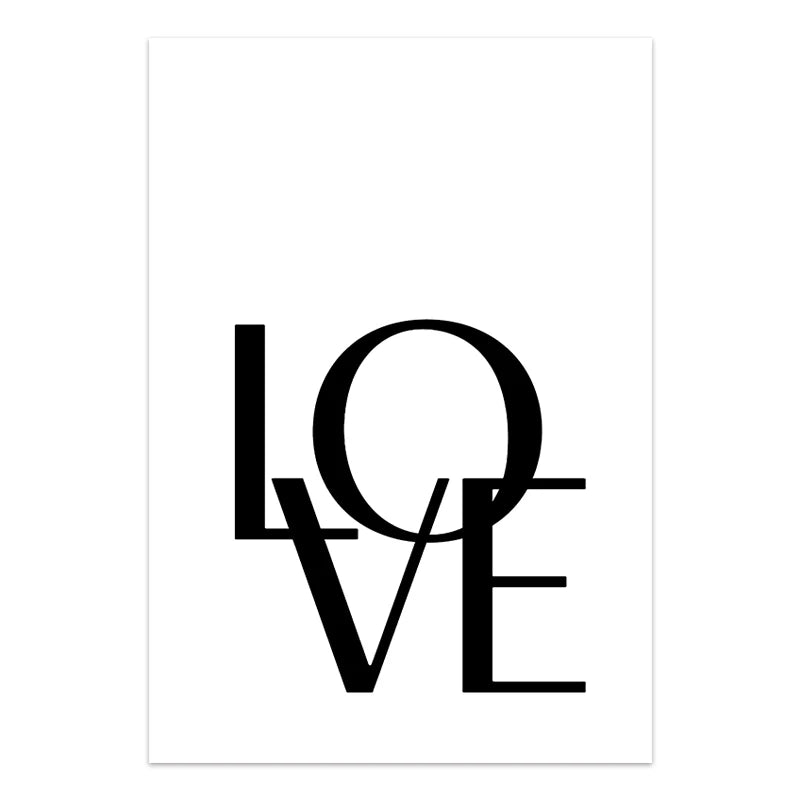 Nordic Inspirational Quotes Posters Modern Cursive Verse Wall Art Canvas Paintings Mural Decor for Living Room Office