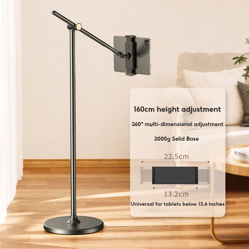 MoZhao Tablet Stand for iPad Phone Lazy Stand Bedside Bed Lying Watching Floor-Standing Live Broadcast Shooting