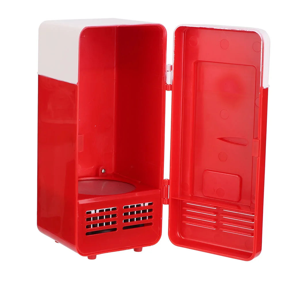 Mini USB Office Mini Heating And Cooling Dual Use Portable Refrigerator Drink Cooler