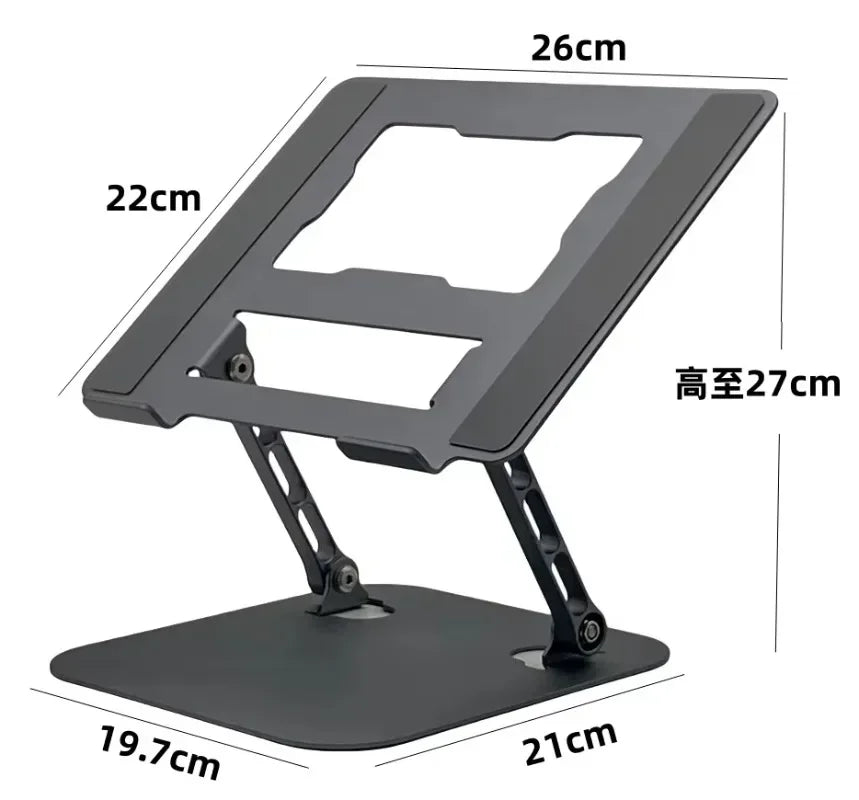 Aluminum 360° Rotation Portable Desktop Foldable Laptop Tablet Holder Bracket For iPad Macbook RedmiBook Galaxy Tab