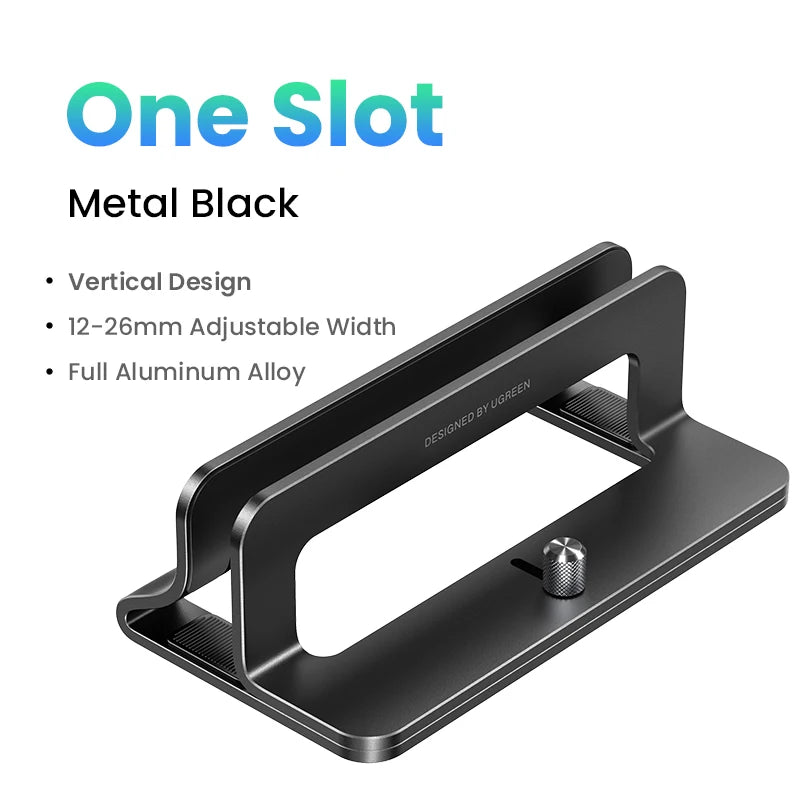 UGREEN Vertical Laptop Stand Holder Foldable Aluminum Notebook Stand Laptop Tablet Stand Support For Macbook Air Pro PC