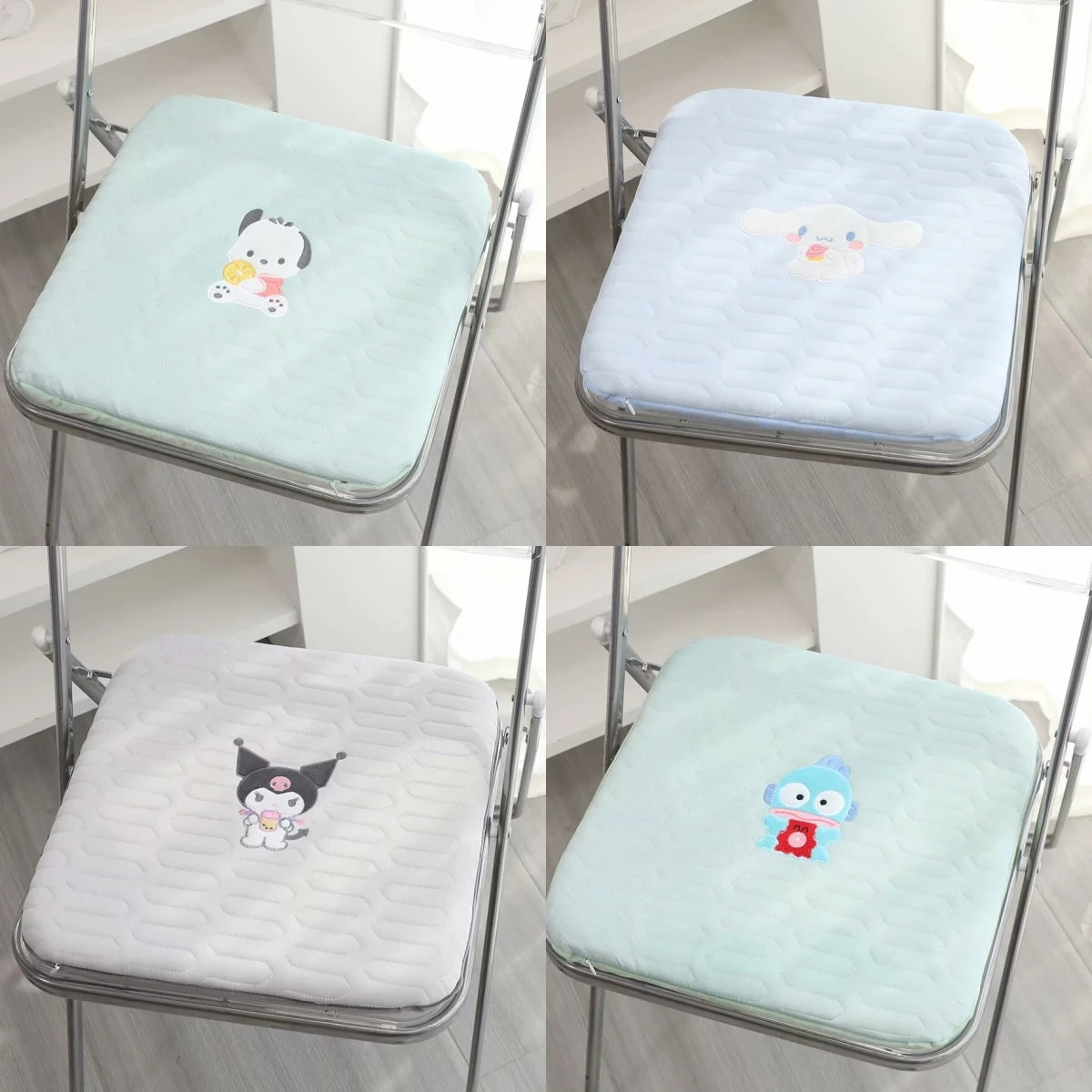 Memory Foam Ice Silk Comfortable Sitting Cushion Kuromi My Melody Cinnamoroll Seat Cushion Chair Floor High Quality