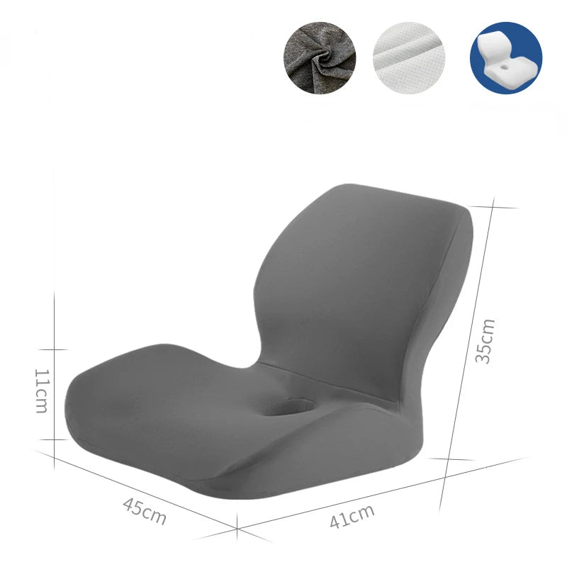 Memory Foam Seat Cushion Orthopedic Pillow Coccyx Office Chair Cushion Support Waist Back Pillow Car Seat Hip Pad