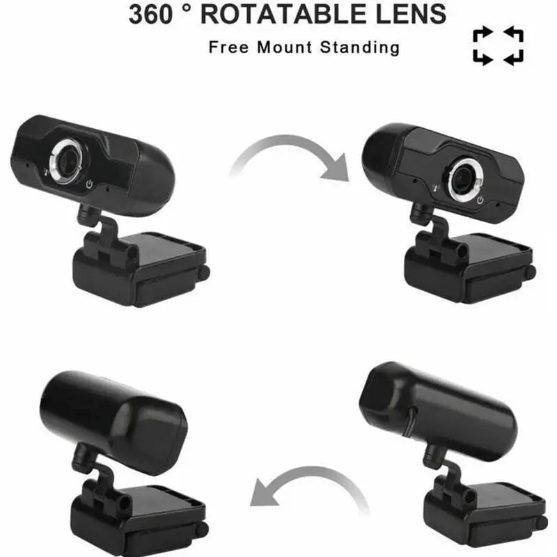 New 1080p USB Webcam 4K Webcam With Microphone PC Camera 60fps HD Full Camera Webcam for Computer PC Real-time Video