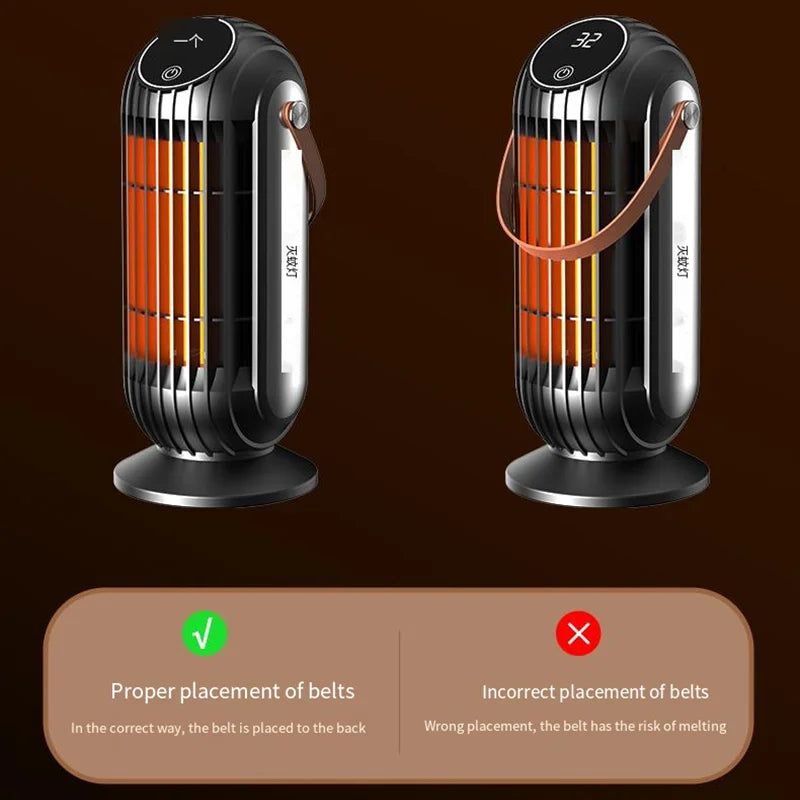 Xiaomi New 2000W Intelligent Desktop Space Heater Powerful PTC Ceramic Fast Heating 4 Heat Settings For Home Office