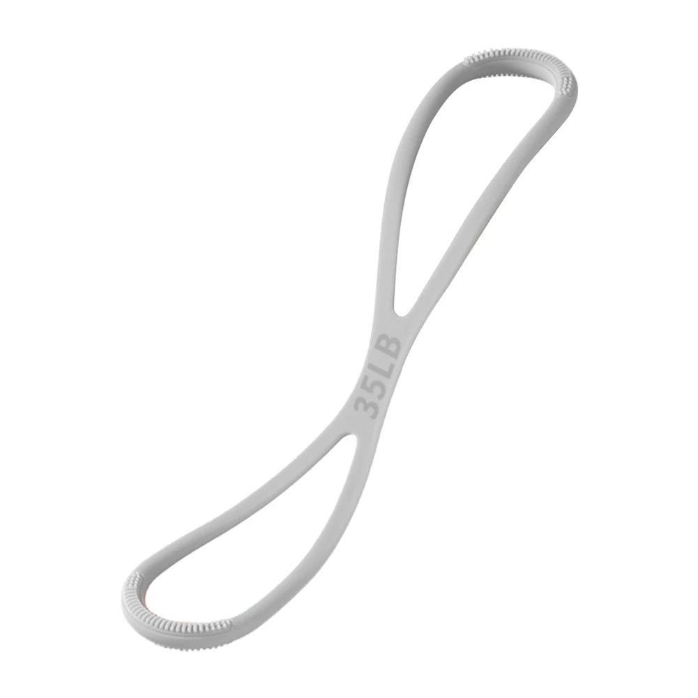 8 Shaped Fitness Resistance Band Fitness Pulling Rope Shoulder Stretch Band for Home Chest Arm Exercise - grey35