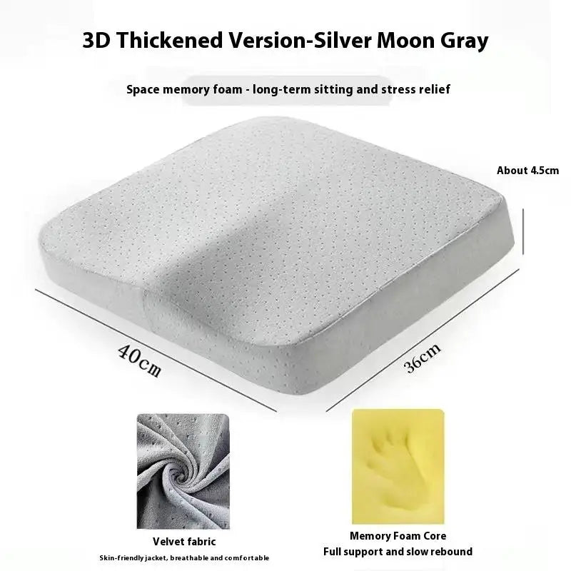 Ergonomic Memory Foam Office Cushion Anti Hemorrhoid Cushion Chair Cushion Tailbone Pillow Car Office Seat Cushion