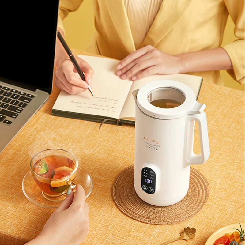 800ml Portable Electric Kettle Multifunctional Health Pot Thermo Pot Smart Teapot Travel Boiled Water Kettle Multi